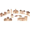 Jeu de construction Ville nature - 70 blocs en bois naturel