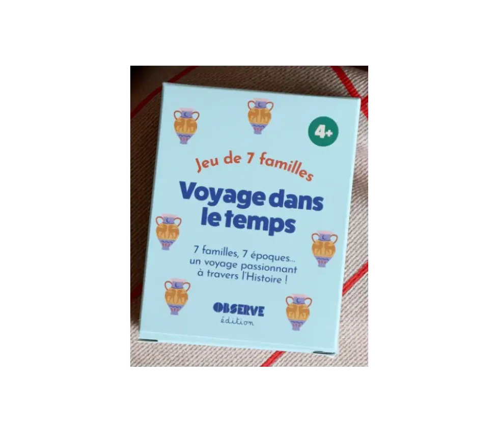 Jeu de 7 familles - Voyage dans le temps - HISTOIRE