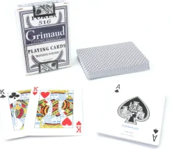 Jeu de Poker 516 bleu Grimaud standard - 54 cartes