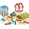 Jeu de poutres emboitables en bois écologique - construction