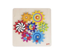 Jeu des engrenages en bois 20.7 x 20.7 cm