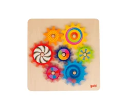 Jeu des engrenages en bois 20.7 x 20.7 cm