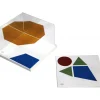 Jeu de symétrie et repérage spacial avec miroirs et 15 cartes exercices