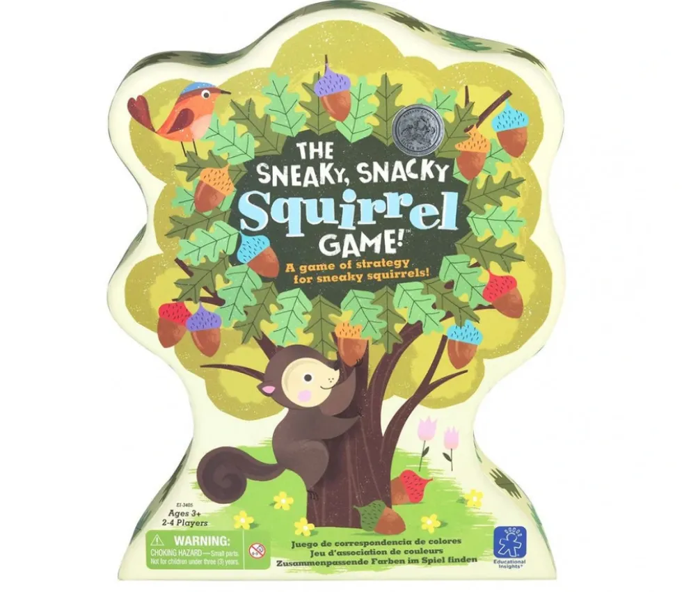 Jeu éducatif écureuil gourmand et rusé