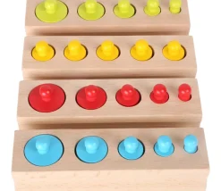 Jeu à emboiter bois : épaisseur et diamètre