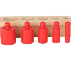 Jeu à emboiter bois : épaisseur et diamètre