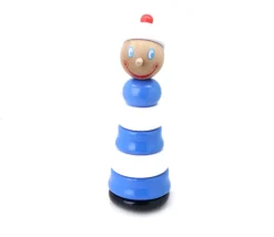 Jeu empilable bleu-blanc Marin 25 cm