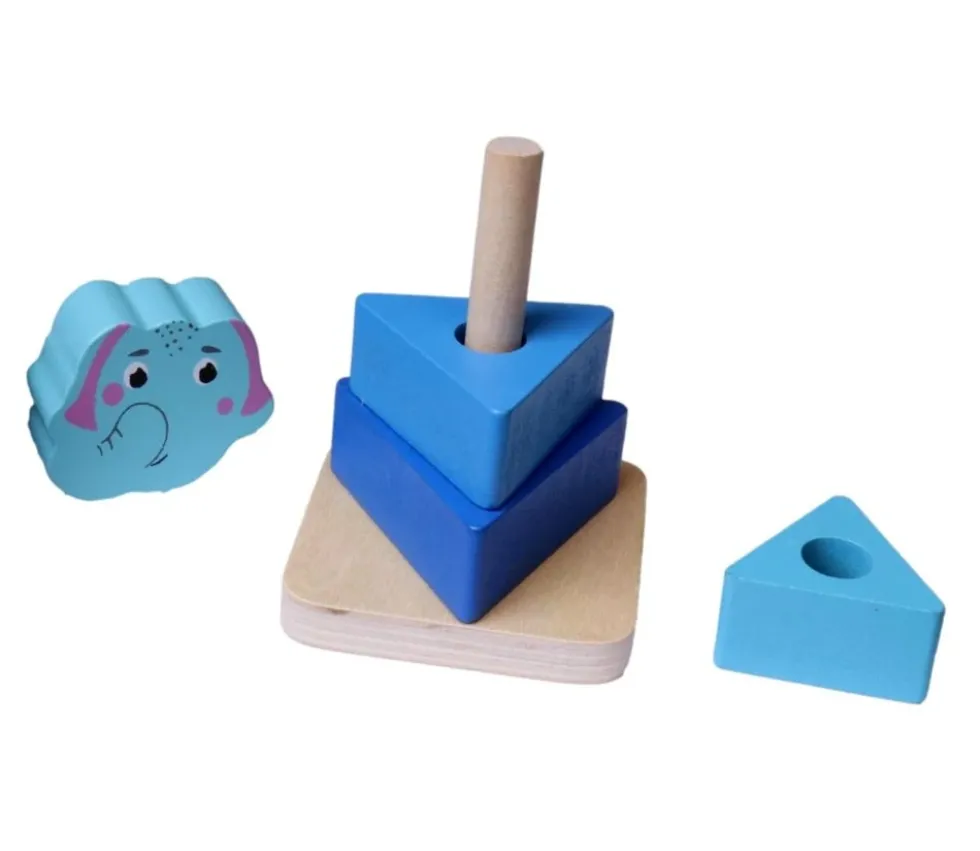 Jeu empilable éléphant 10 cm