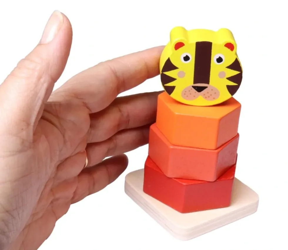 Jeu empilable tigre 10 cm