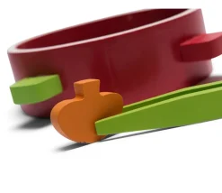 Jeu en bois Veggie - Wok motricité fine
