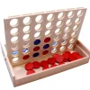 Jeu 4 en ligne en bois 17 x 23 x 14 cm