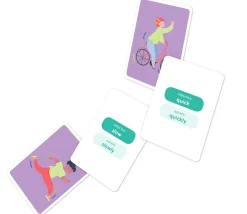 Jeu Flash Action Anglais - Apprendre verbes et adverbes