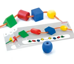 Jeu laçage Perles formes géométriques 25 mm