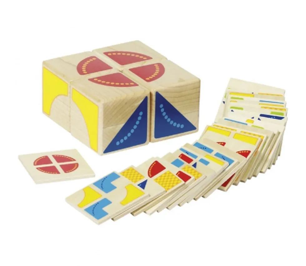 Jeu logique en bois Kubus 4 cubes