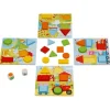 Jeu loto couleurs et formes en bois