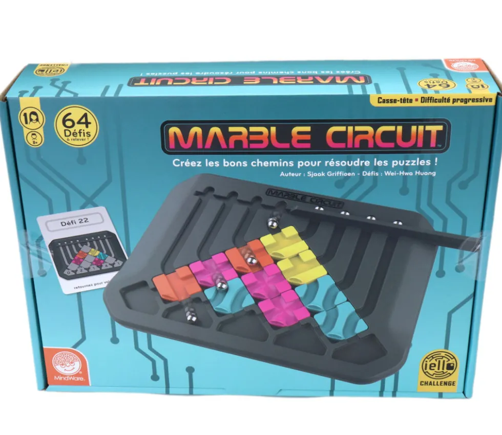 Jeu Marble circuit - 64 challenges Ah!Ha Eureka