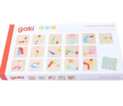 Jeu mémo en bois - la gymnastique
