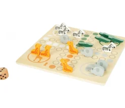Jeu Petits chevaux en bois version Safari