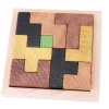Jeu puzzle cube en bois - jeu casse tête évolutif