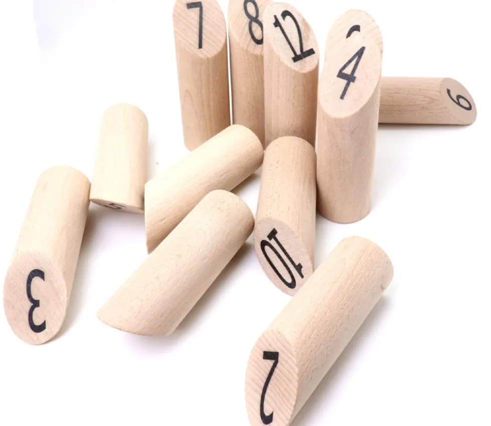 Jeu quilles finlandaises en bois fabriquées en France