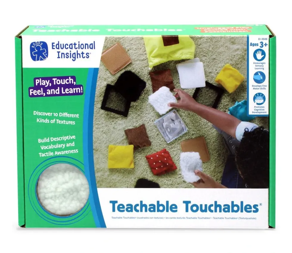 Jeu tactile découverte des matières et textures