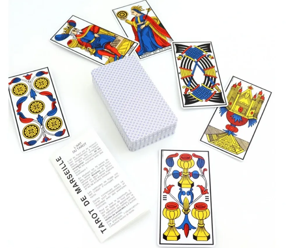 Jeu tarot Marseille tirage des cartes divination