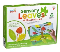 Kit activités math feuilles sensorielles (plastique 100% recyclé)