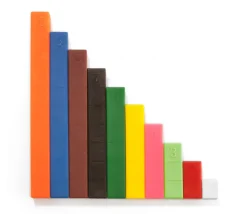 Kit activités Réglettes cuisenaires - 250 cubes et bâtonnets calcul et jeux + fiches