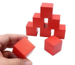 Kit Cubes octogone formation - 42 pièces en bois