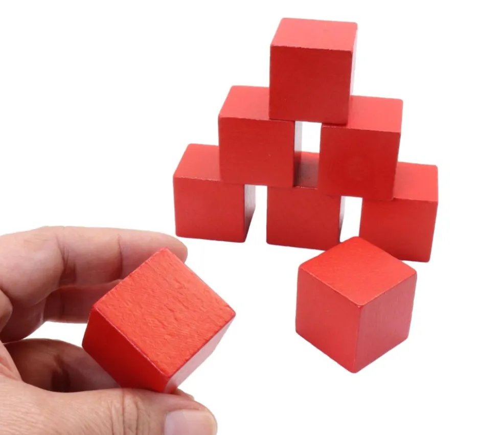 Kit Cubes octogone formation - 42 pièces en bois