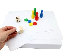 Kit 3 Géant : créer votre jeu avec pions et dés géants