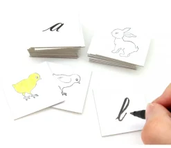 Kit Jeu mémo à personnaliser : Boite + 24 carrés 4 x 4 cm + 48 étiquettes