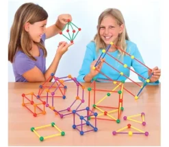 Kit tiges et boules : 330 pièces géométrie en 3 dimensions