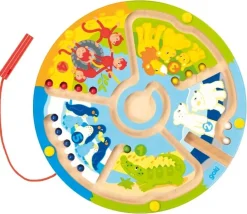 Labyrinthe magnétique apprendre à compter avec crayon aimant