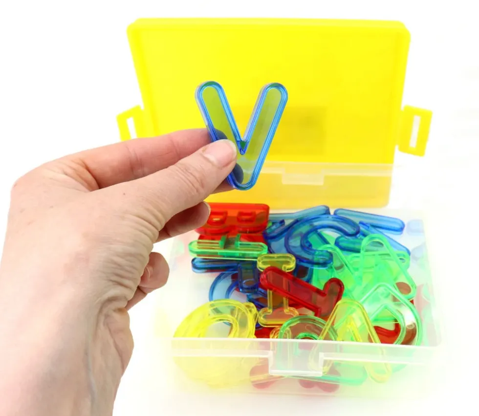 26 Lettres translucides 5 cm alphabet