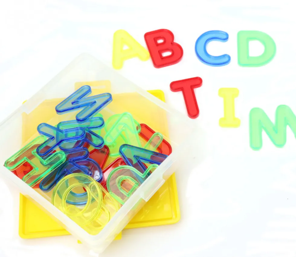 26 Lettres translucides 5 cm alphabet