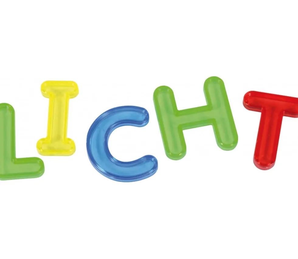 26 Lettres translucides 5 cm alphabet