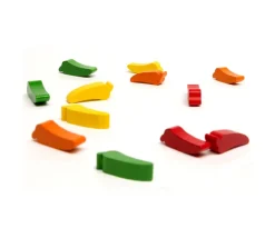 Légume 28x10x8 mm poivron, piment, carotte