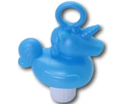 Licorne à pêcher bleu turquoise 11 cm pour pêche aux canards