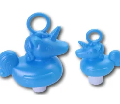 Licorne à pêcher bleu turquoise 15 cm pour pêche aux canards