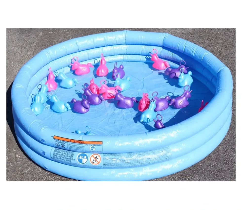 Licorne à pêcher bleu turquoise 15 cm pour pêche aux canards