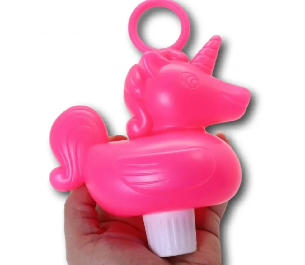 Licorne à pêcher rose 15 cm pour pêche aux canards