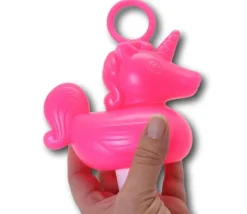 Licorne à pêcher rose 15 cm pour pêche aux canards