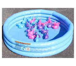 Licorne à pêcher rose 15 cm pour pêche aux canards