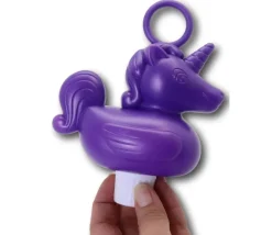 Licorne à pêcher violet 15 cm pour pêche aux canards