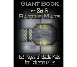 Livre A3 Battle Mats plateaux de jeu Giant Book of Sci-Fi