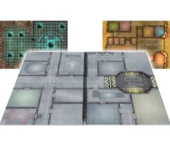 Livre A3 Battle Mats plateaux de jeu Giant Book of Sci-Fi