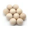Lot 10 balles en bois naturel de cochonnet pour la pétanque 30 mm