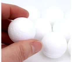 Lot de 10 Boules en polystyrène à personnaliser 30 mm