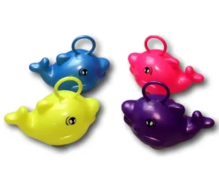 Lot de 24 dauphins 16 cm 4 Couleurs assorties pour pêche à ligne